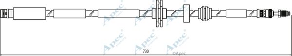 APEC BRAKING stabdžių žarnelė HOS3951